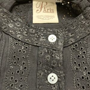 New vintage 100% cotton embroidered bohemian hippie top